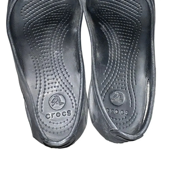 Women's Kadee Flats in Black by Crocs Size 6 - Picture 3 of 8